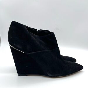 Coach Leather Suede wedge Boots